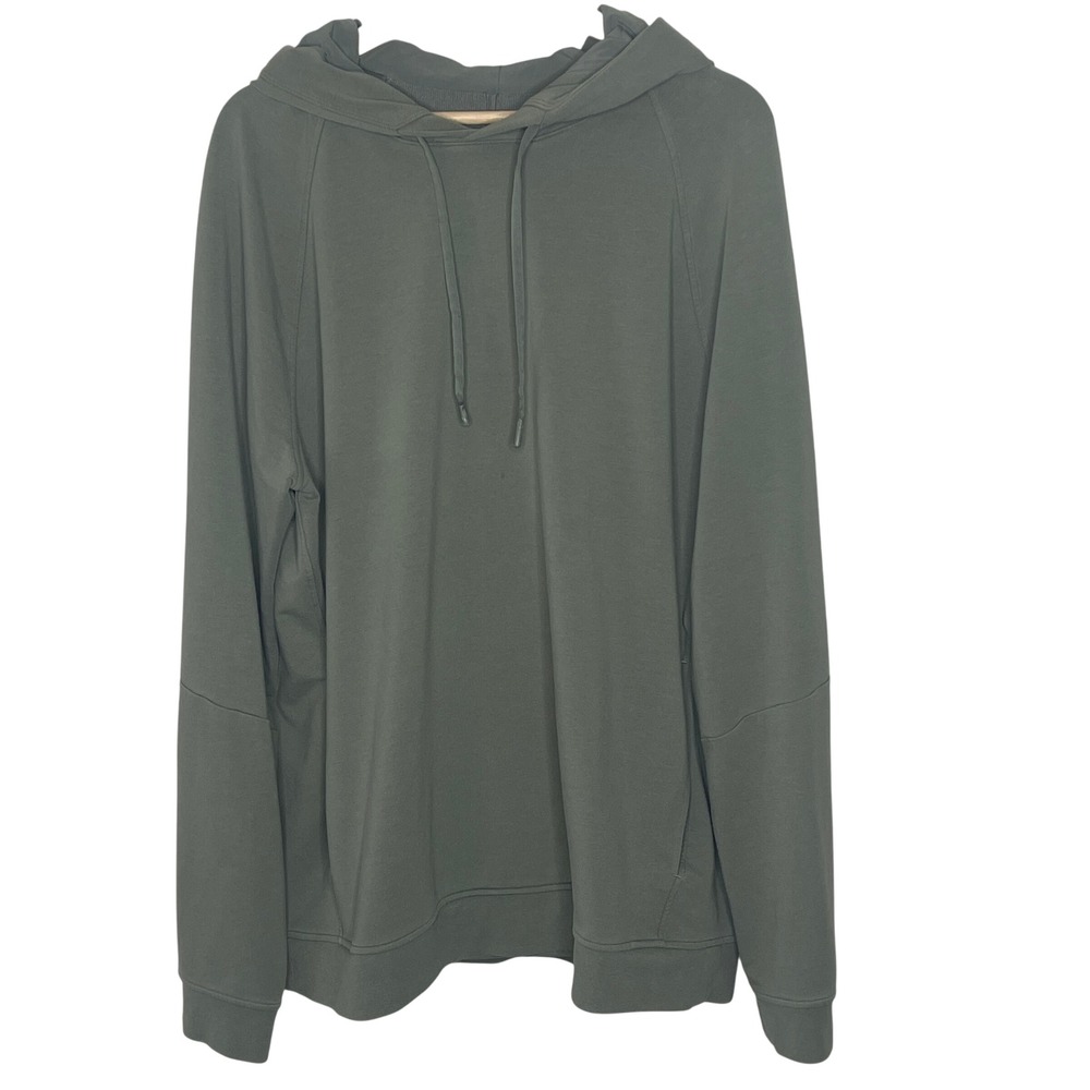 Lululemon Men's Hoodie Olive‎ Green XL Athletic Performance Pullover Casual
